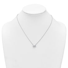 Load image into Gallery viewer, JACQUELINE - Two-Stone Pear and Round Diamond Necklace II
