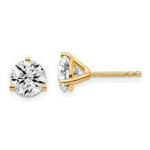 Load image into Gallery viewer, RENEE - Round Diamond Stud Earrings  II
