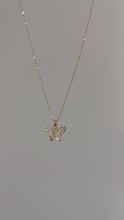 Load and play video in Gallery viewer, NERIDA - The Diamond-cut Butterfly Charm Pendant Necklace
