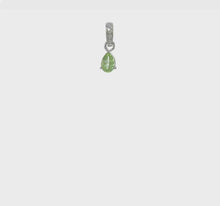 Load and play video in Gallery viewer, LB LUXURY - The Milestone Peridot &amp; Diamond Pendant Necklace
