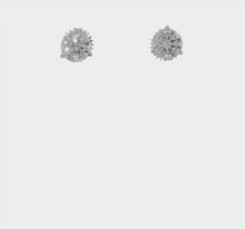 Load and play video in Gallery viewer, RENEE - Round Diamond Stud Earrings  II
