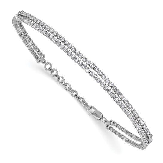 SCARLETT - The Double Diamond Tennis Bracelet