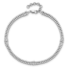 Load image into Gallery viewer, SCARLETT - Double Diamond Tennis Bracelet
