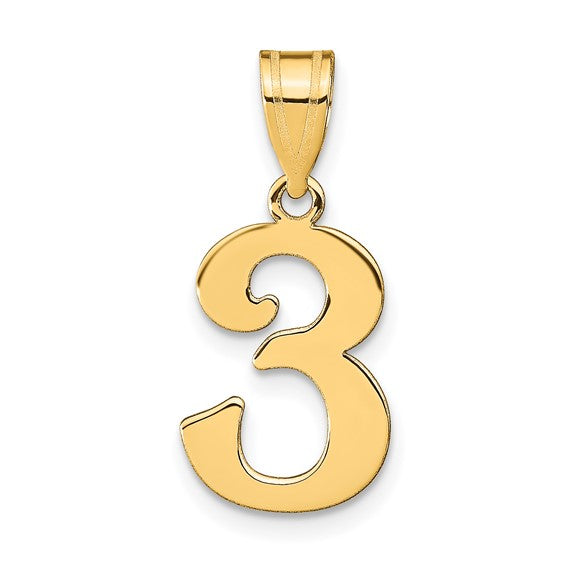 LB LUXURY - The Milestone Number Charm Necklace