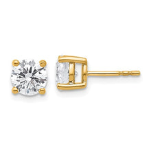 Load image into Gallery viewer, RENEE - Round Diamond Stud Earrings  II
